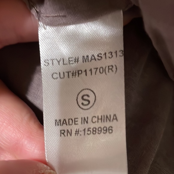 NEW Aaron & Amber Leather Scalloped Hem Skirt - Picture 4 of 5